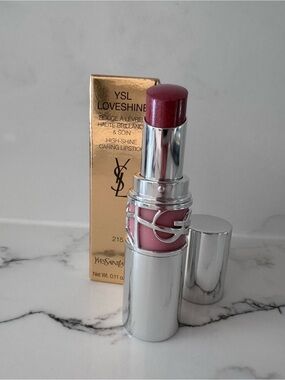 Yves Saint Laurent Loveshine High-Shine Caring Lipstick - #215 plum levitation